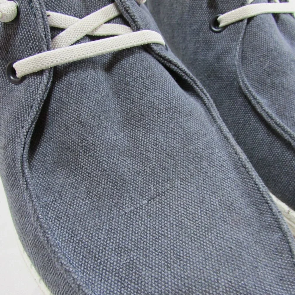 Roper Men's 8.5 Hang Loose Slip on Loafer Shoe - Navy Canvas